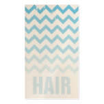Carte de visite de coiffeur - Ombre bleu criqué