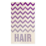 Carte de visite de coiffeur - Ombre pourpre criqué