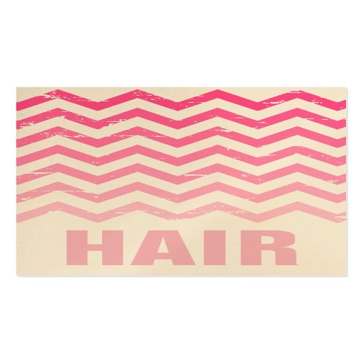 Carte de visite de coiffeur - Ombre rose criqué
