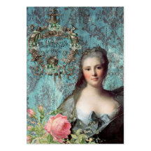 Carte de visite de coiffure style Pompadour de Le 