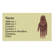 Carte de visite de conception d'art de tatouage de