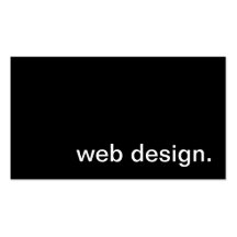 Carte de visite de conception web