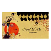 Carte de visite de ~ de fille de natation