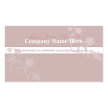 Carte de visite de Deco de fleur