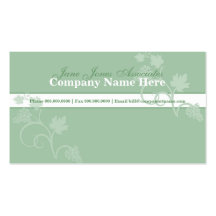 Carte de visite de Deco de fleur