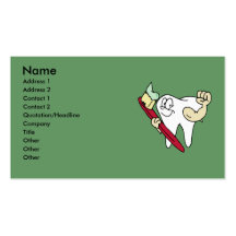 Carte de visite de dentiste