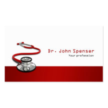Carte de visite de docteur de médecine de sports