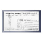 Carte de visite de forme d'impôt de spécialiste en