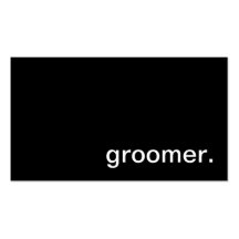 Carte de visite de Groomer