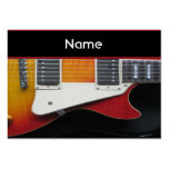 Carte de visite de guitare