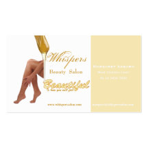 Carte de visite de jambes de salon