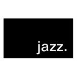 Carte de visite de jazz