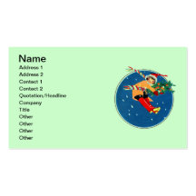 Carte de visite de Joyeux Noël