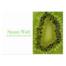 Carte de visite de kiwi de nutritionniste