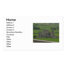 Carte de visite de l'Irlande de château