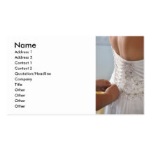 Carte de visite de mariage