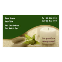 Carte de visite de massage