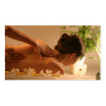 Carte de visite de massage de spa