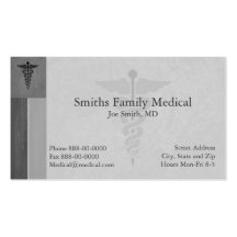 Carte de visite de médecin