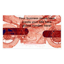 Carte de visite de modèle de vélo pour des personn
