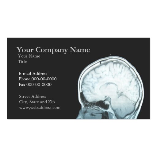 Carte de visite de neurologue