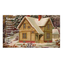 Carte de visite de Noël