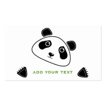 Carte de visite de panda
