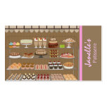 carte de visite de pâtisseries