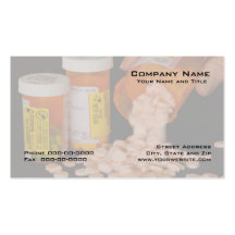 Carte de visite de pharmacien