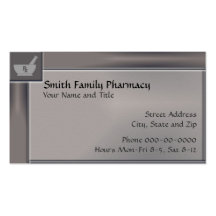 Carte de visite de pharmacien
