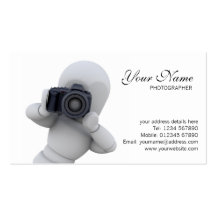 Carte de visite de photographe