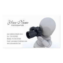 Carte de visite de photographe