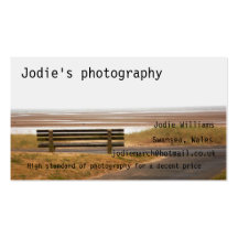 Carte de visite de photographie