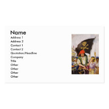 Carte de visite de pirate