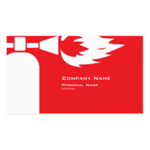 Carte de visite de pompier
