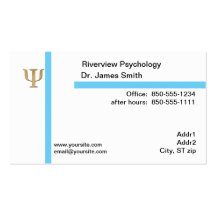 Carte de visite de psychologue