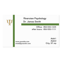 Carte de visite de psychologue