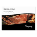 Carte de visite de recettes de BBQ