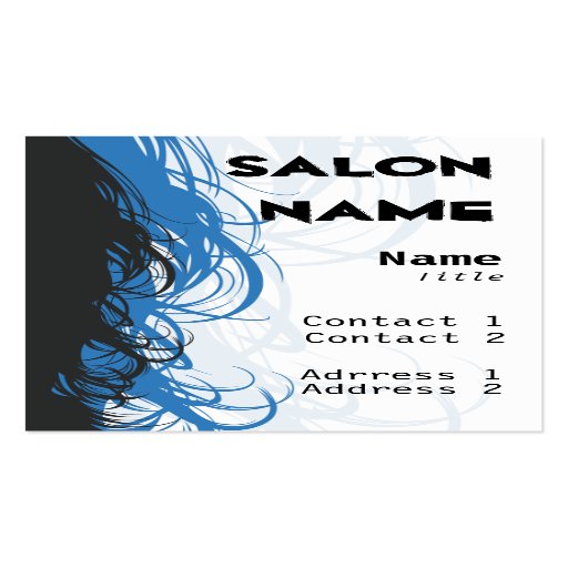 Carte de visite de salon