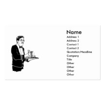 Carte de visite de serveur