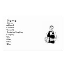 Carte de visite de serveur