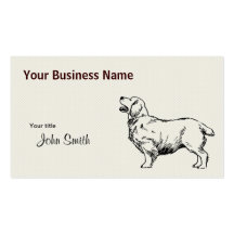 Carte de visite de soin des animaux familiers