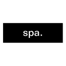Carte de visite de spa