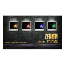 carte de visite de studio de mur de photo