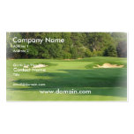 Carte de visite de terrain de golf