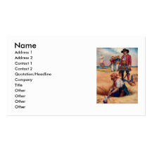 Carte de visite de trésor de pirate