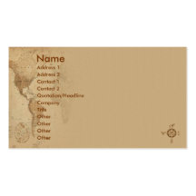 Carte de visite de voyage