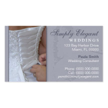 Carte de visite de wedding planner