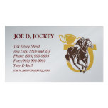carte de visite d'entraîneur de jockey de course d