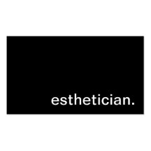 Carte de visite d'Esthetician